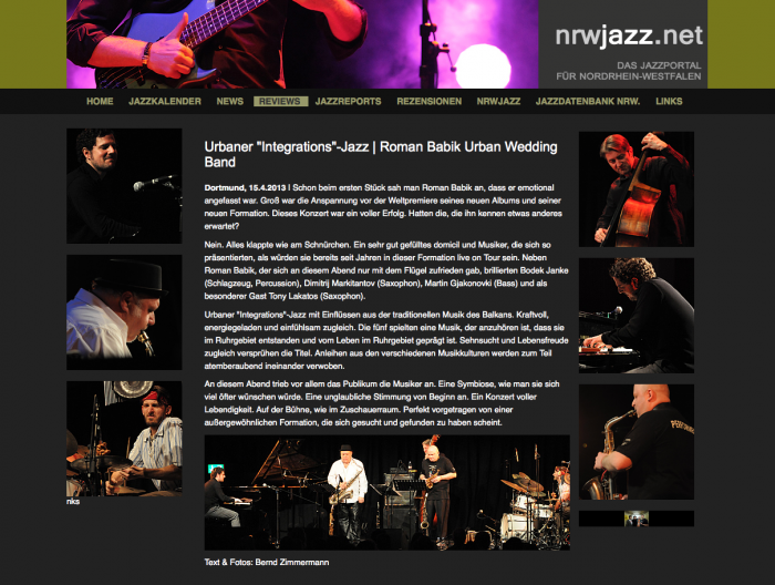 Review Konzert im Domicil www.nrwjazz.net